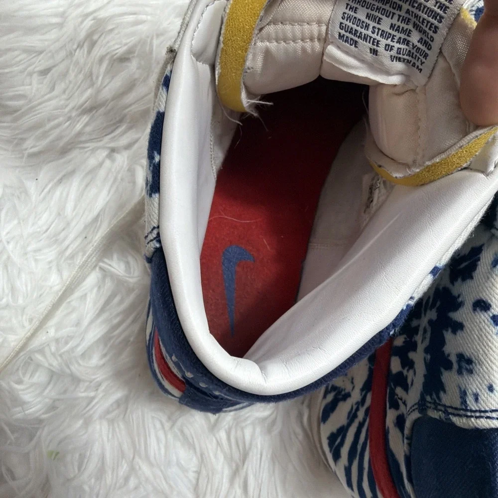 Nike Shoes Blazer '77 Vintage Mid Blue Tie-Dye Size 14 CZ7874-600 Canvas Sneaker